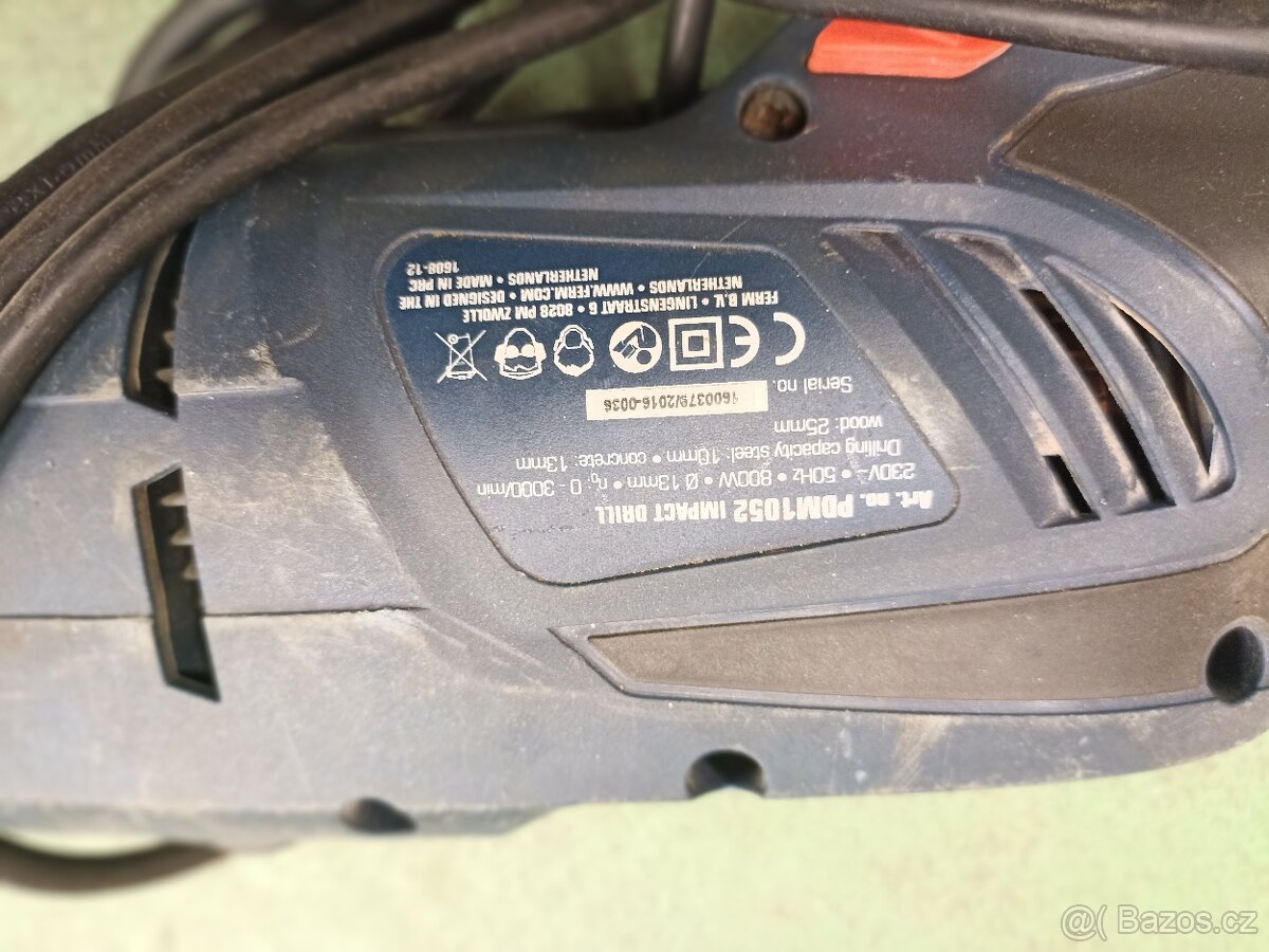 Elektrická vrtačka Ferm - 3