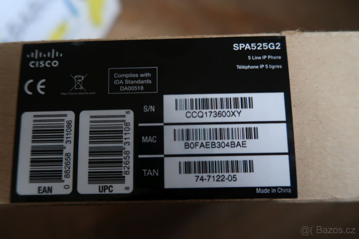 IP telefon Cisco SPA525G2 - 3