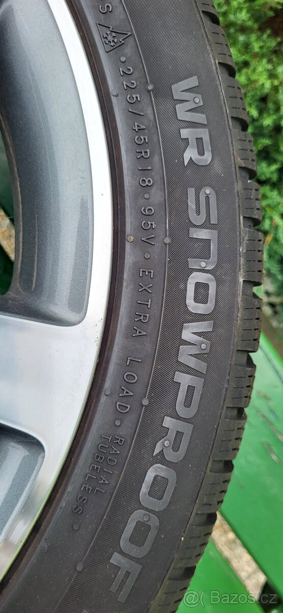 ZIMNÍ SADA ORIG. ALU KOL MERCEDES BENZ C KLASSE 18" - 3