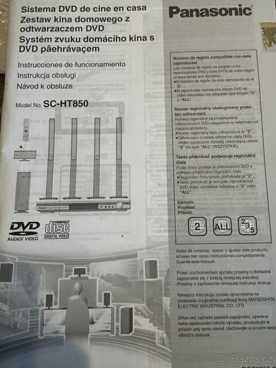 Domácí kino PANASONIC SC-HT850 - 3