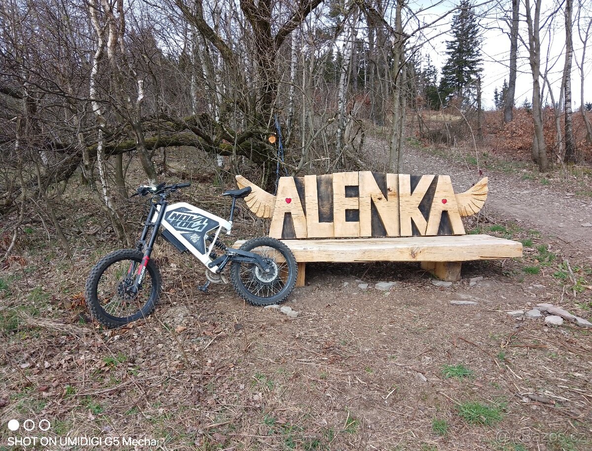 Elektro motorka - možná výměna za celoodpružené elektro kolo