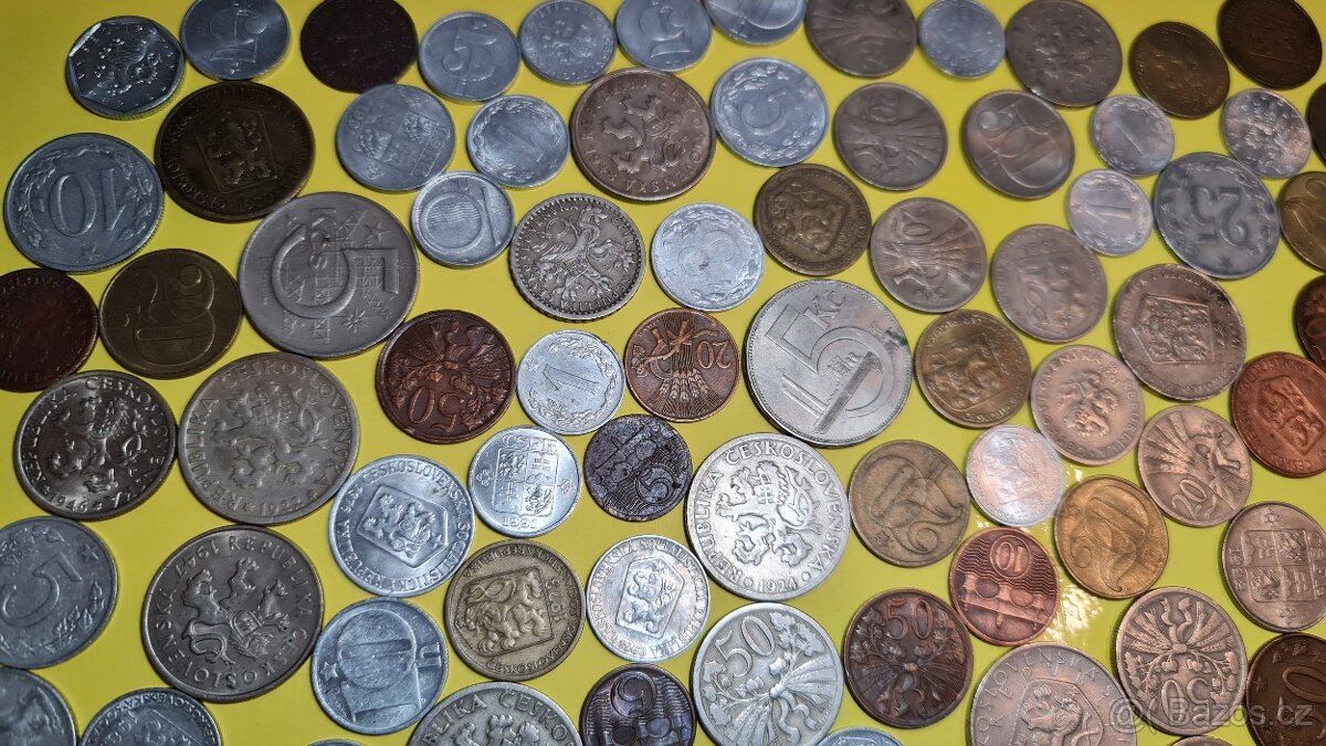 ČSR mince - 135 Kusů - Žádný stejný rok - 3