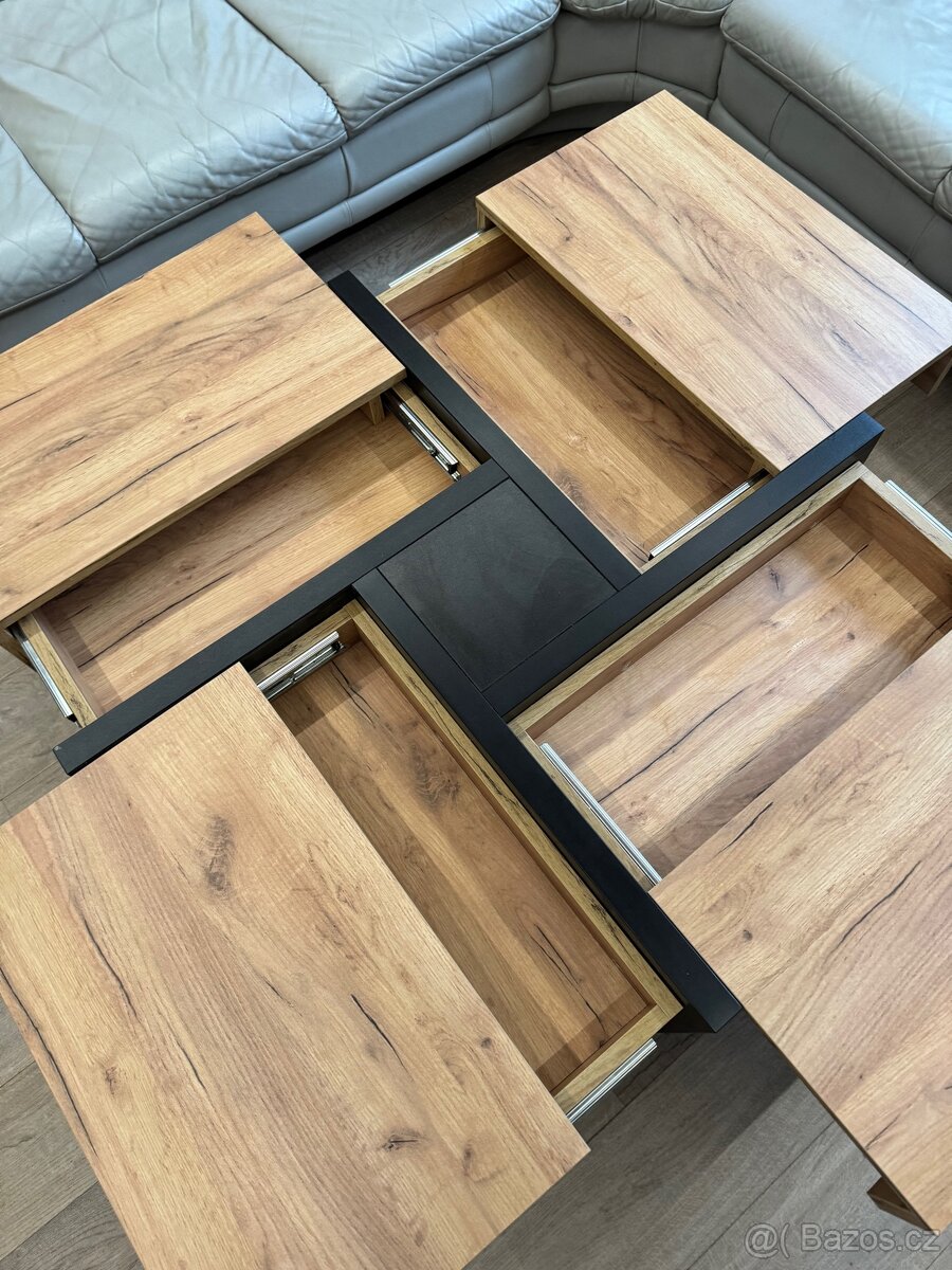 Konferenční stůl/stolek s úložným prostorem - 3