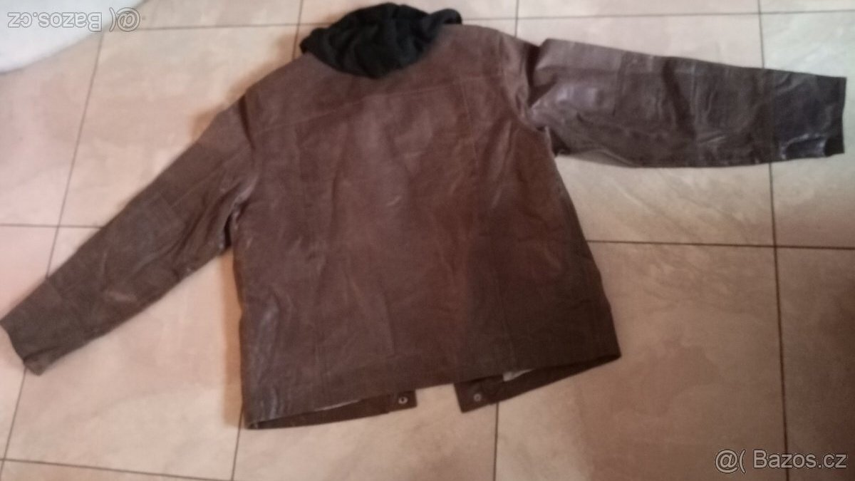 Kožená bunda zn. Le Frog, vel. XL - 3