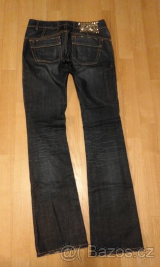 tmavě modré džíny zn. MET IN JEANS - 3