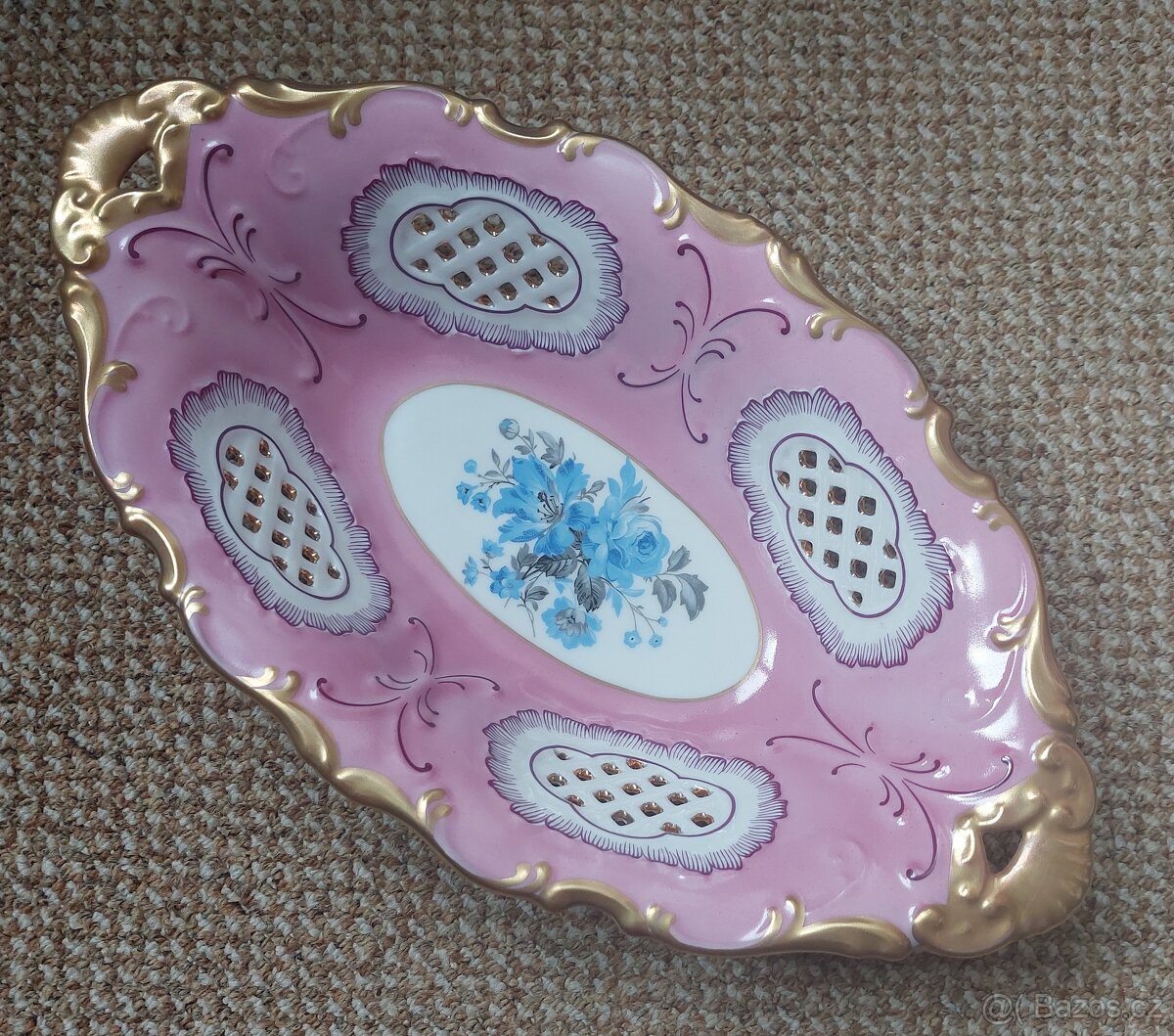 Mísa růžový porcelán - 3