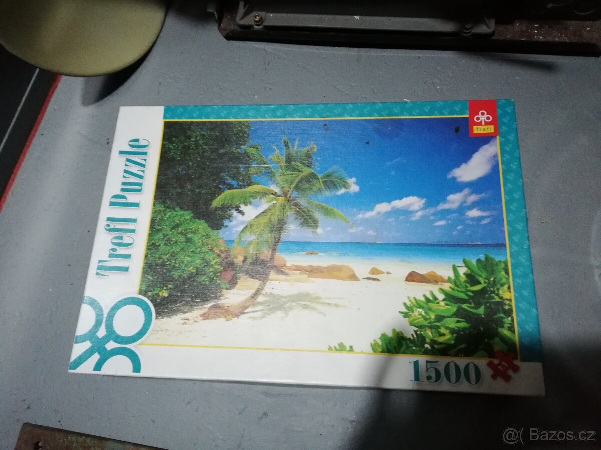 Puzzle 1500 + nafukovací podložka/ válec - 3