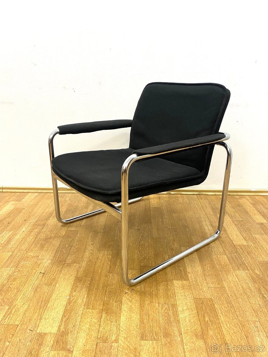 Retro křeslo 70. léta chrom - 3