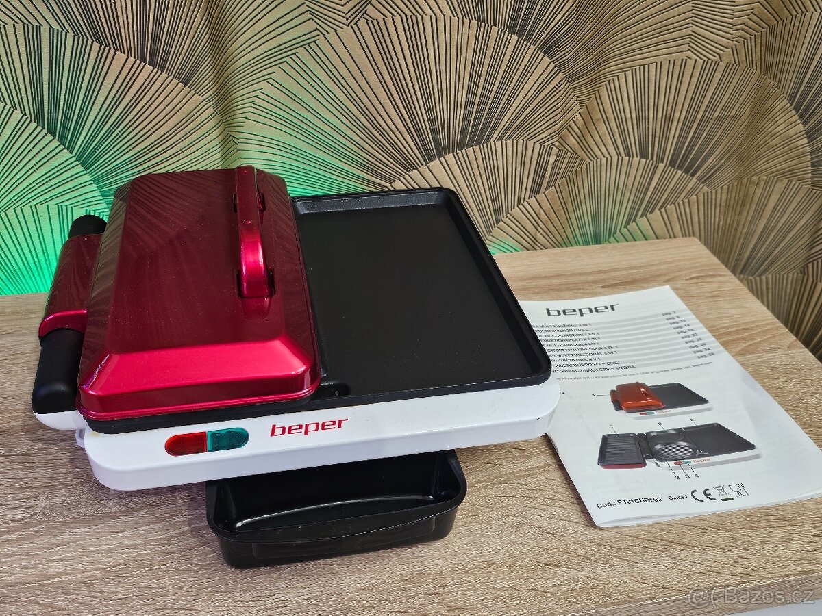 1000W ELEKTRICKÝ GRIL BEPER P101CUD500 4v1 - 3