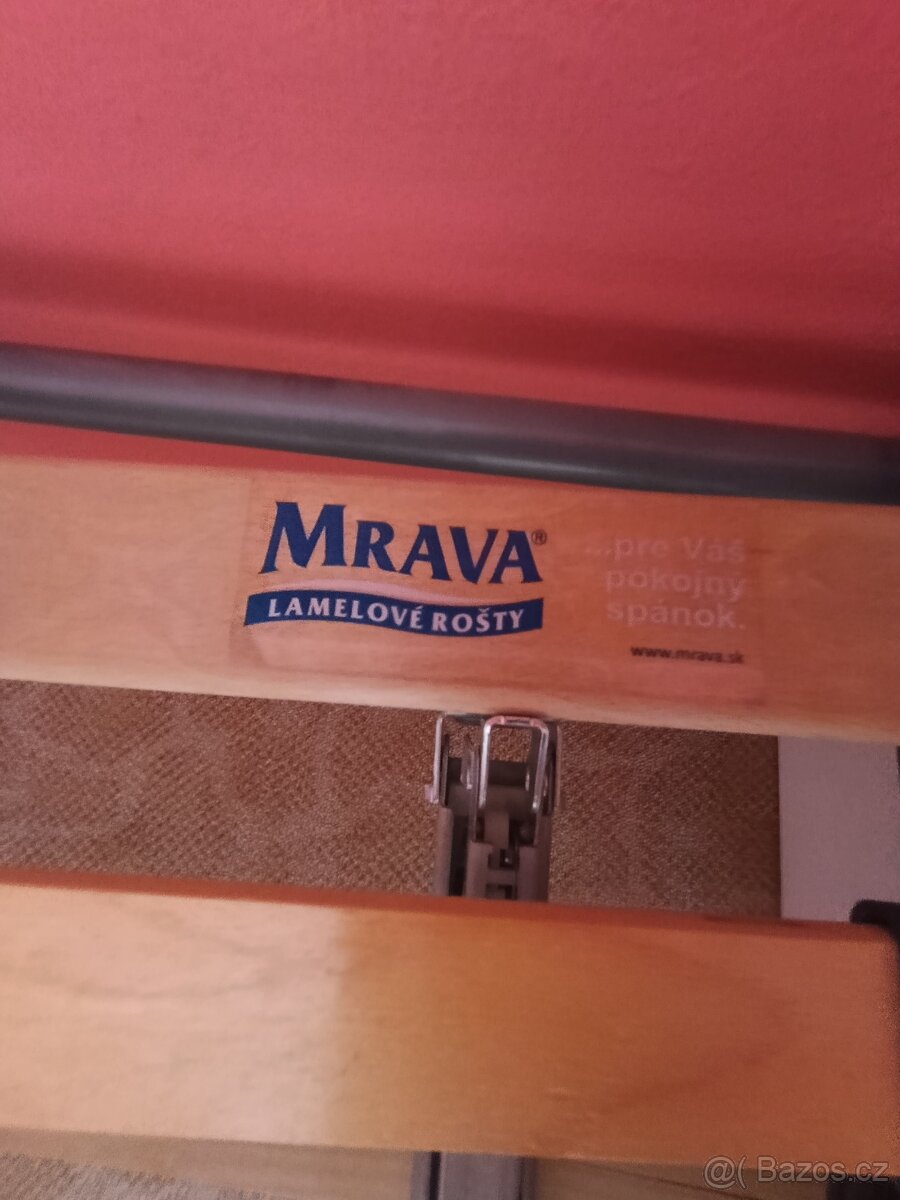 Kovová manžeská postel - 3