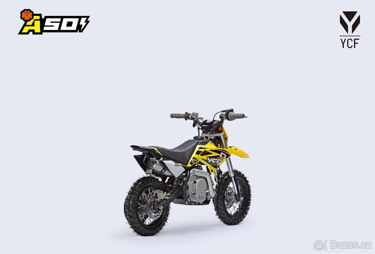 Dětský pitbike YCF 50A, el.startér, automat, model 25