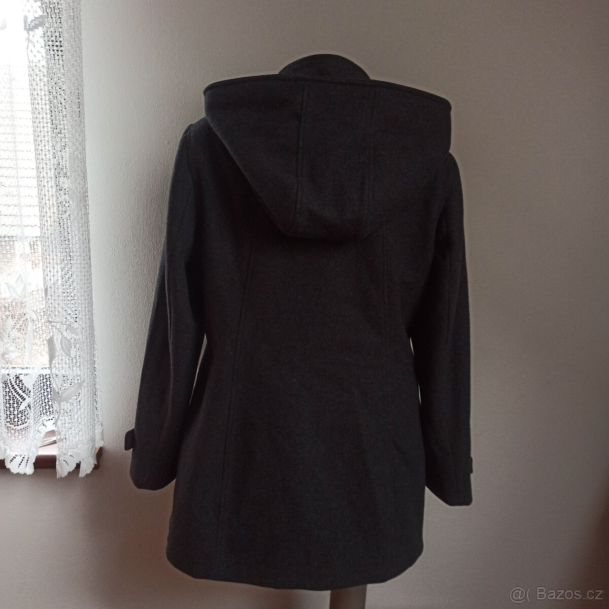 dámský vlněný zimní kabát eur 44 TOP STAV - 3