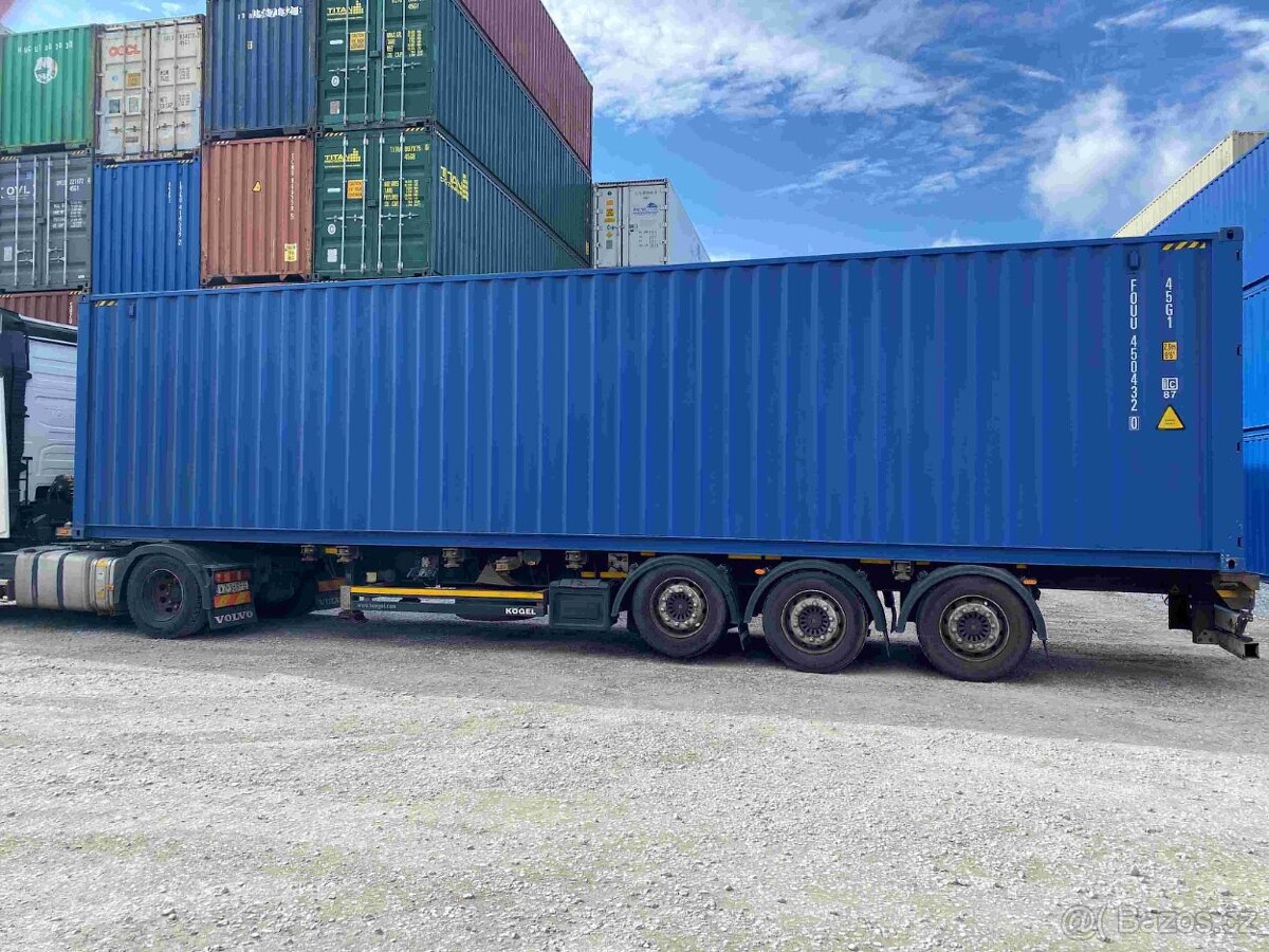 Lodní kontejner 12m - 40HC nový - s DOPRAVOU i zámkem - 3