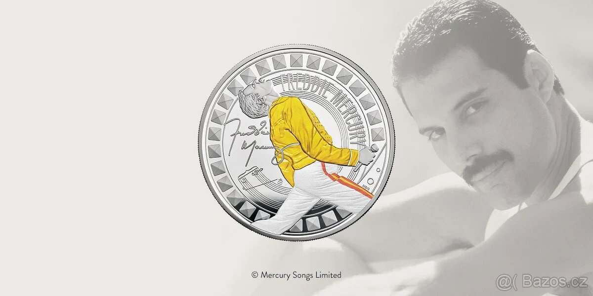 Freddie Mercury 1oz 2025 PROOF coloured - 3