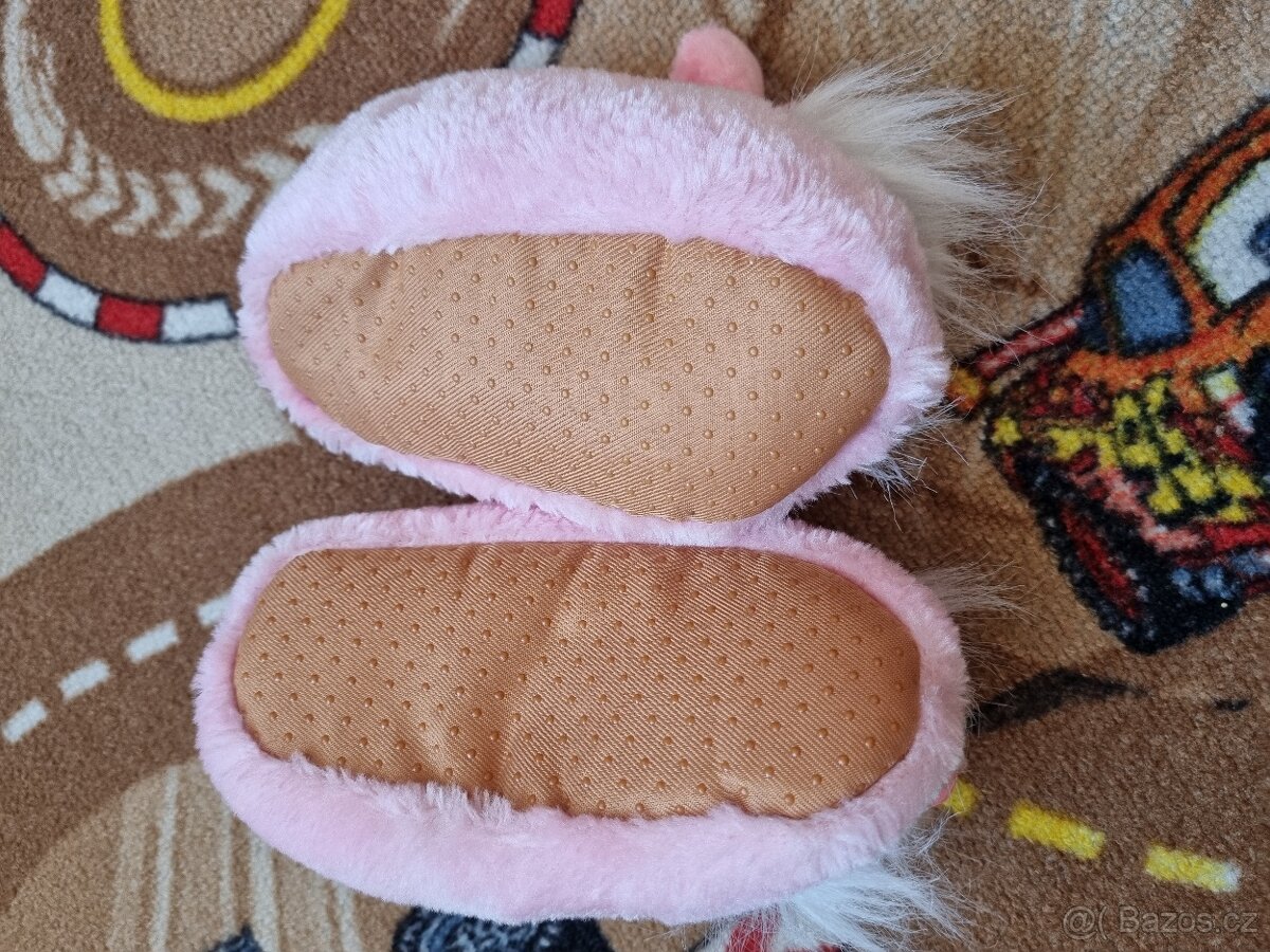 Dětské plyšové papuče NOVÉ 15,5 cm - 3