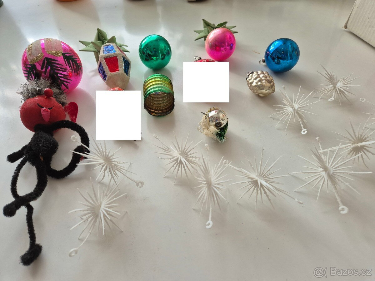 Staré předrevoluční vánoční ozdoby - 3