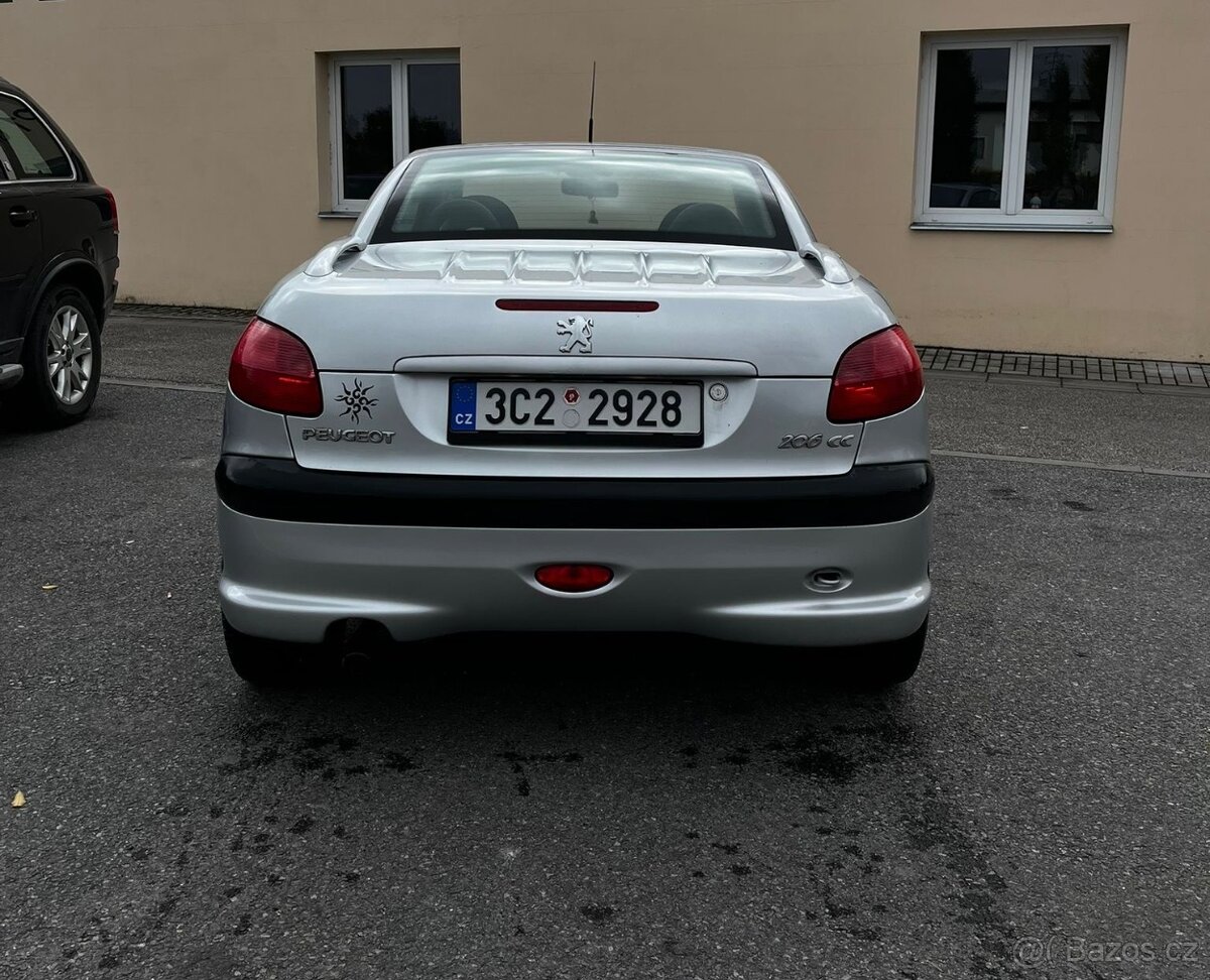 Peugeot 206 CC – 1.6i 80 kW – rok 2002 – 163 000 km - kabrio - 3