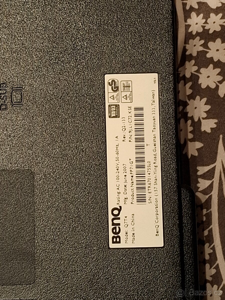 17" monitor Benq - 3