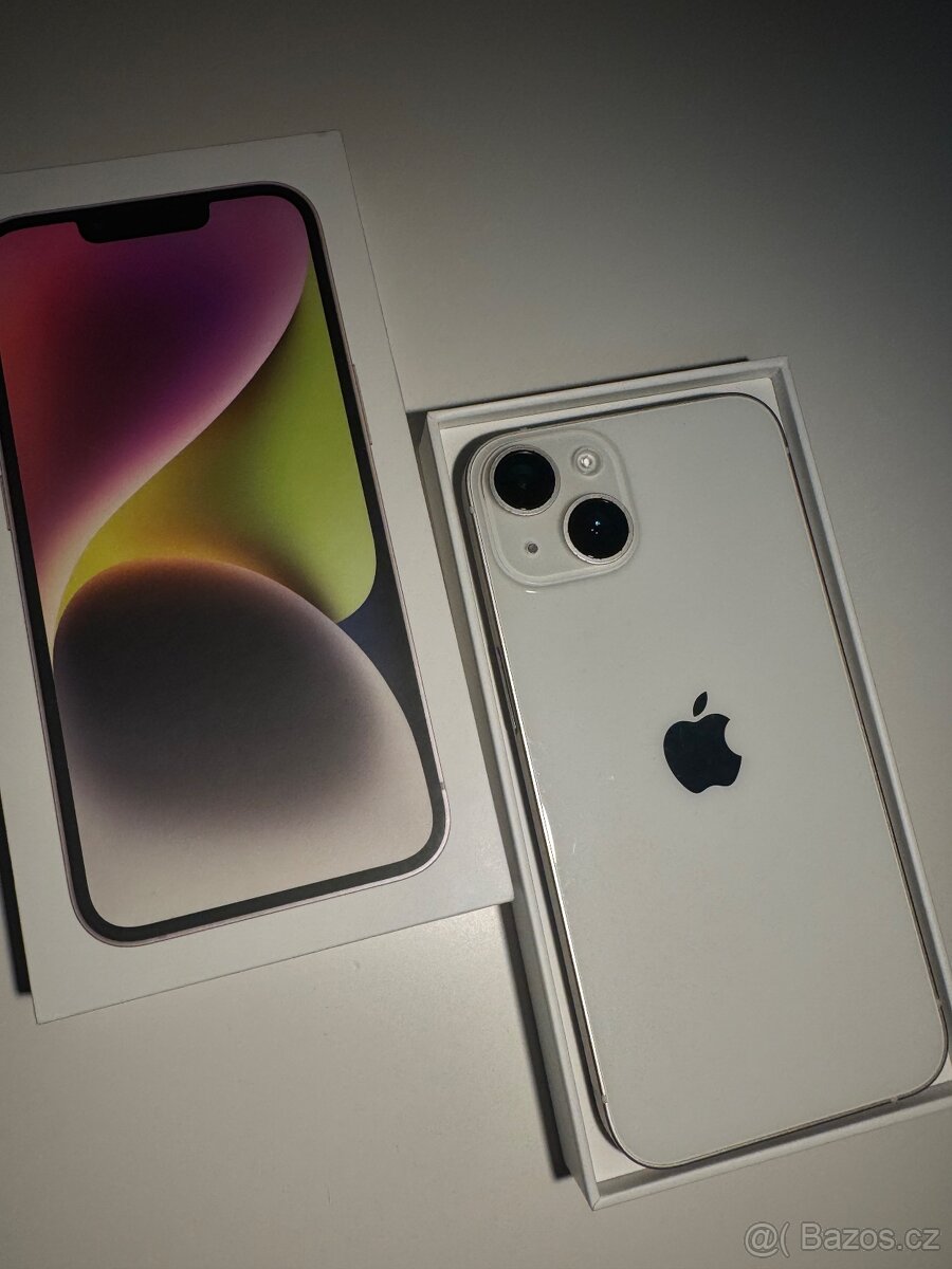 IPhone 14 bílý 128gb v záruce - 3