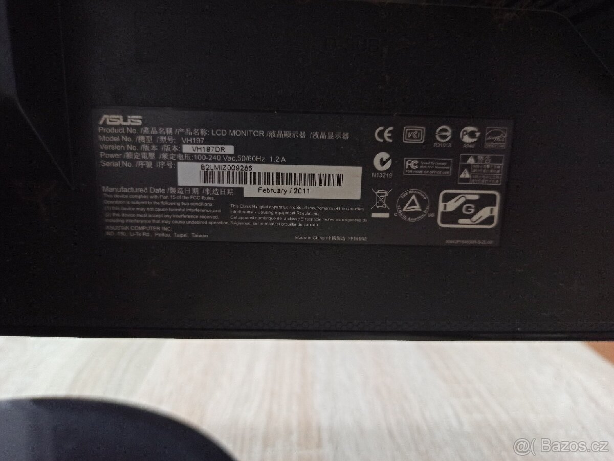 Monitor ASUS "19 - 3