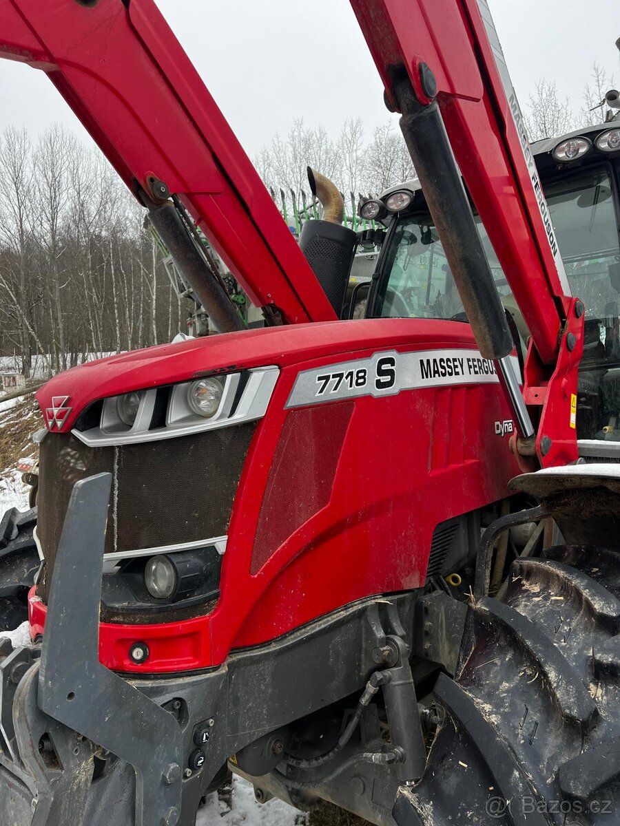 Massey ferguson 7718 + čelní nakladač - 3