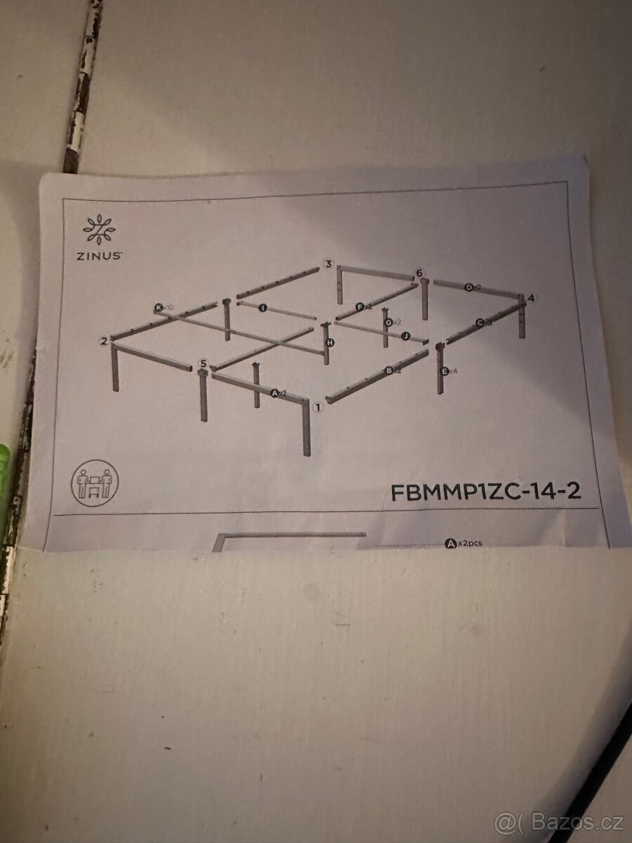rám postele 140/200 - 3
