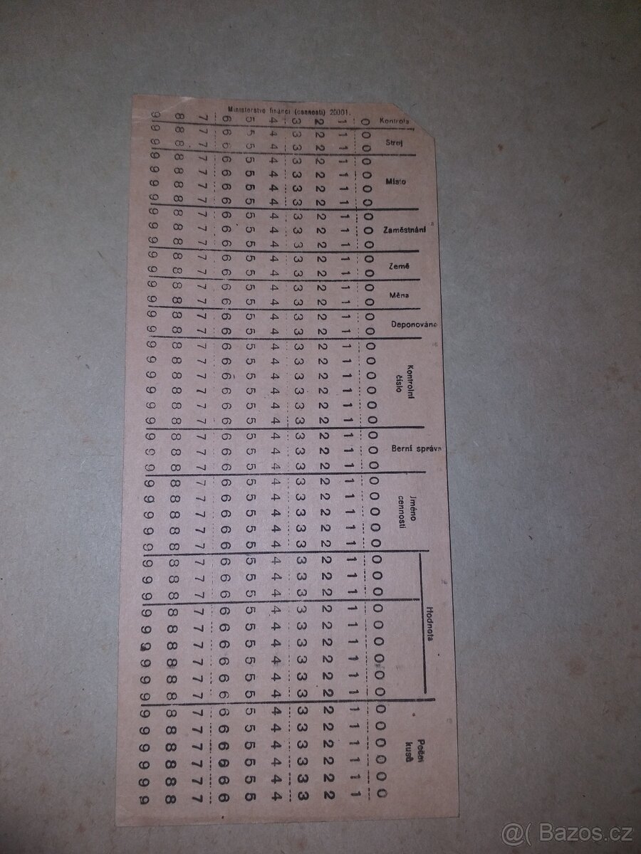 DVA HISTORICKÉ DĚRNÉ ŠTÍTKY - 3