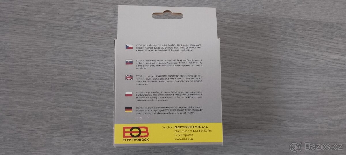 Termostat Elektrobock BT730 - 3
