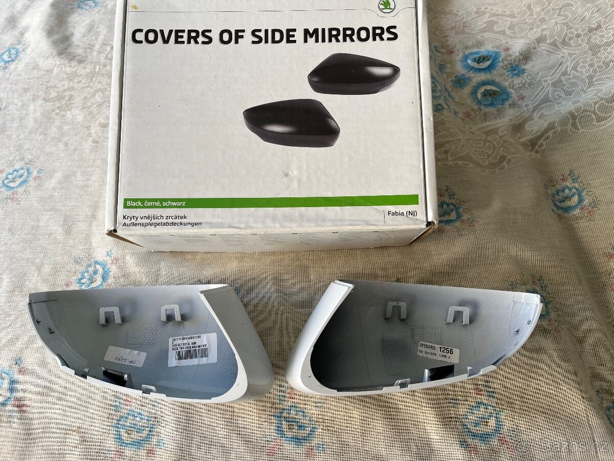Kryty vnějších zrcátek Škoda fabia - 3