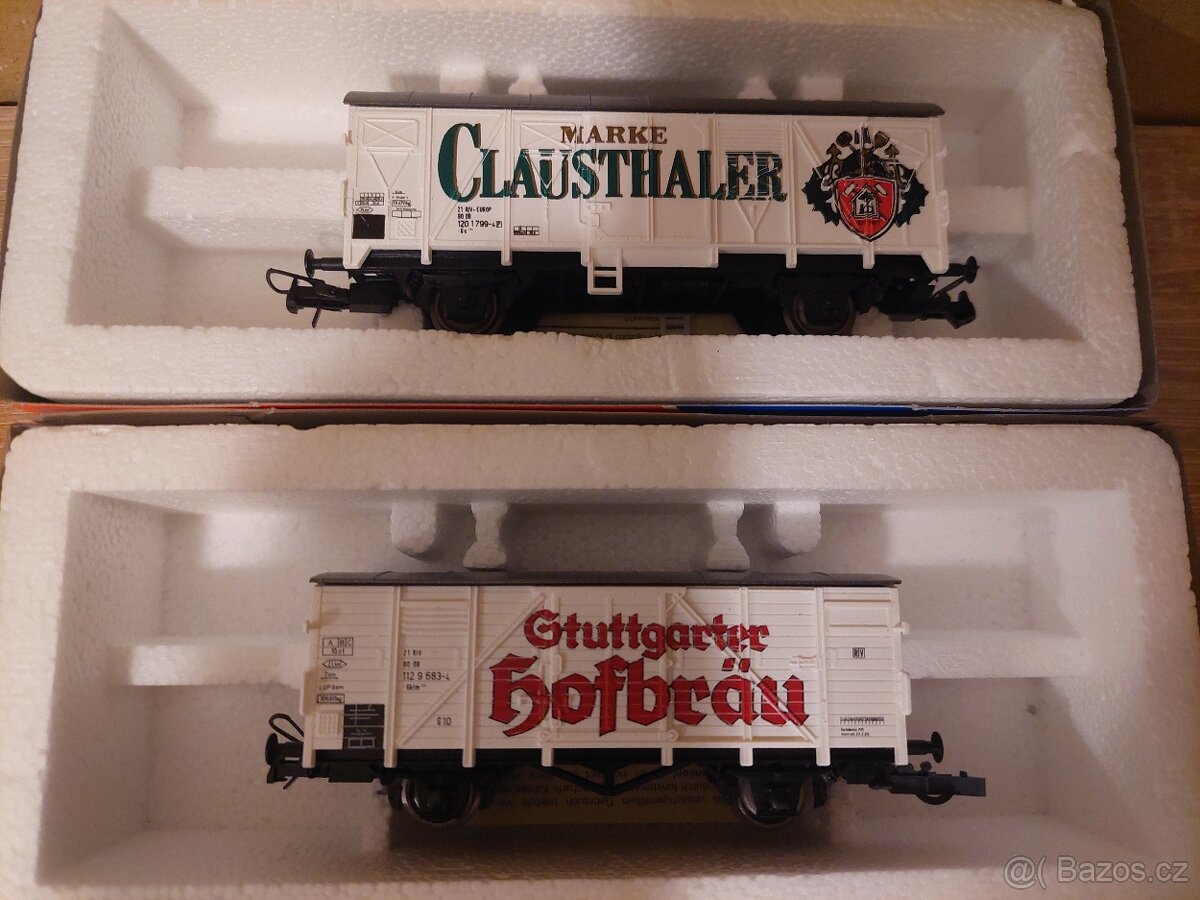 H0 Roco 4x pivní vůz - krásný stav s orig.obaly - 3