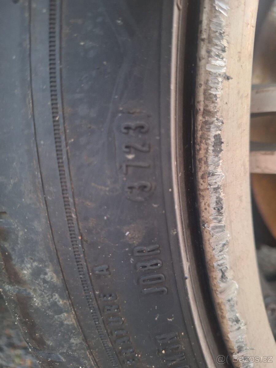 4x originální alu kola Ford 5x108 – 2x nové pneu (DOT 3723) - 3