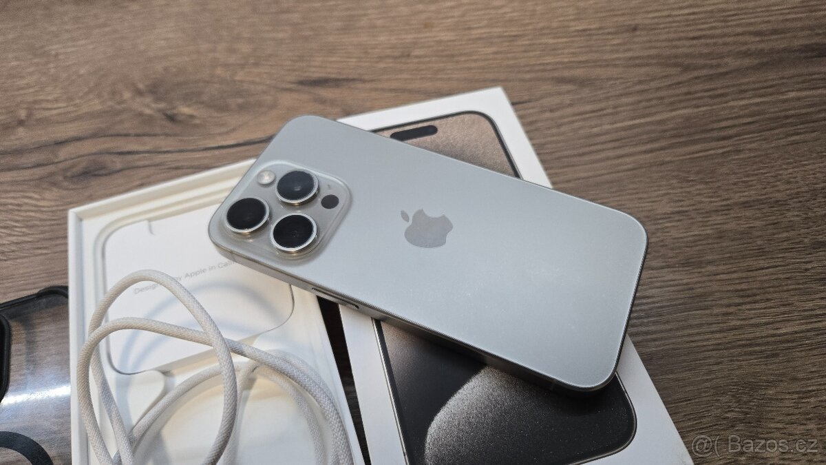Apple iPhone 15 Pro 128Gb Přírodní Titan, hezký stav - 3