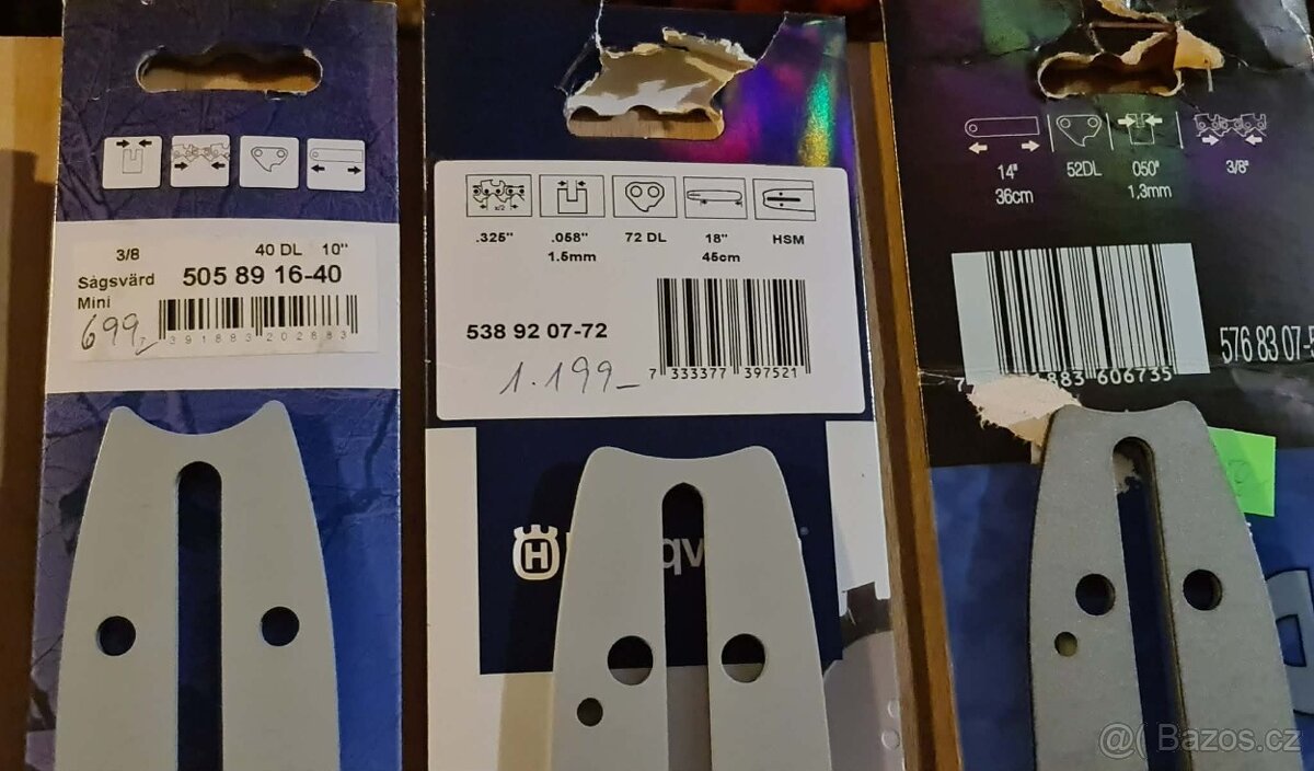 Husqvarna lišty z doprodeje - Nové - 3