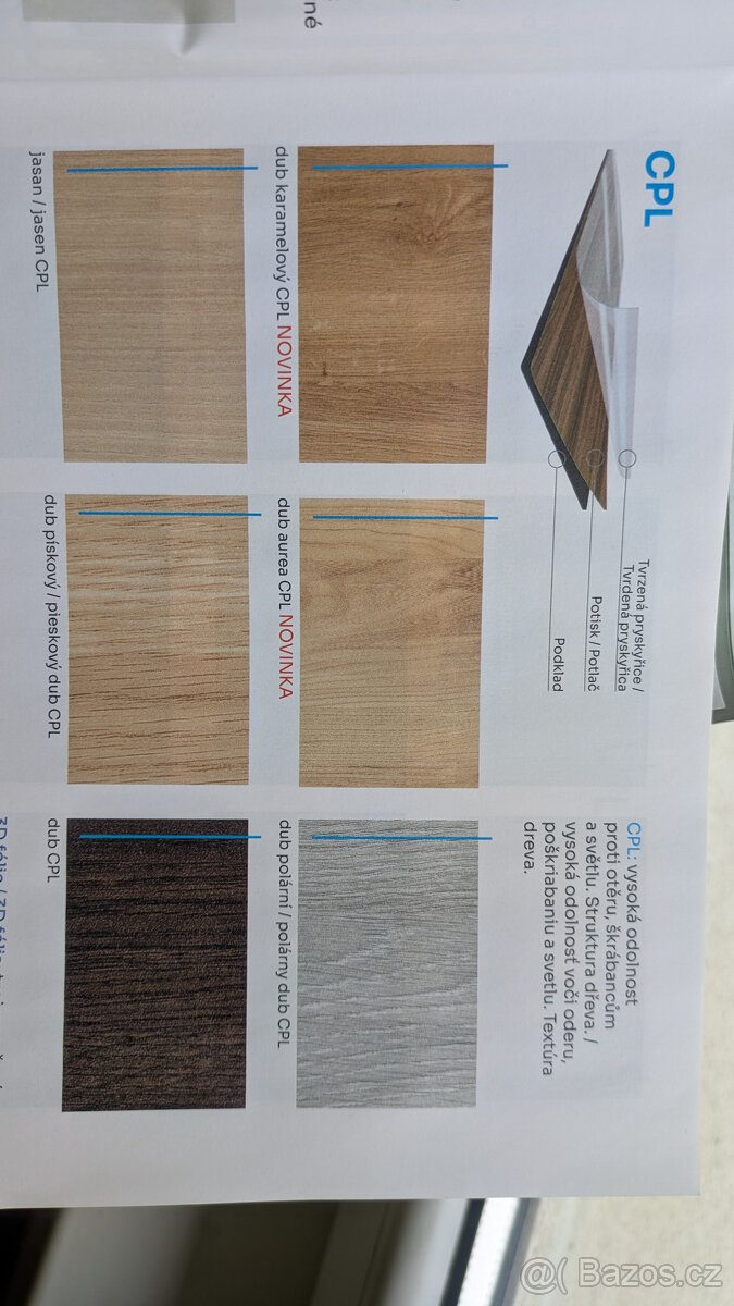 tři 60 tunely (obložky stavebního otvoru) v dekoru Dub polár - 3