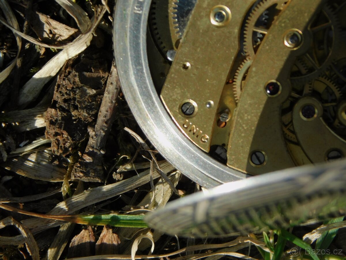 Starožitné stříbrné kapesní hodinky NIELLO / TULA zn. UNIC - 3