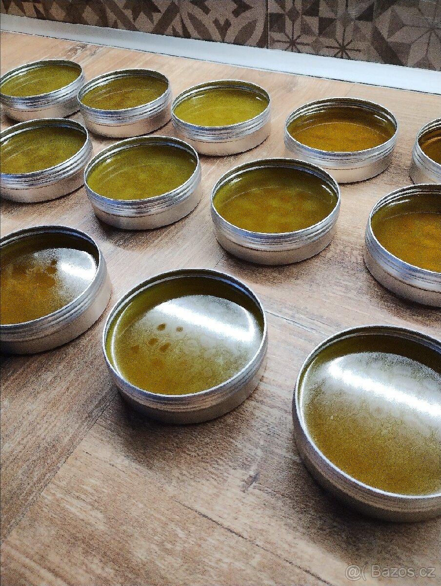 přírodní konopná mast (konopí,olivový olej, včelí vosk) - 3