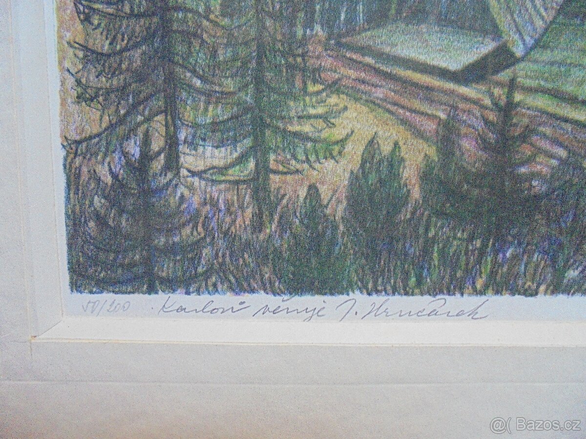 Jan Hrnčárek - Litografie - č.- 50/200 - 3