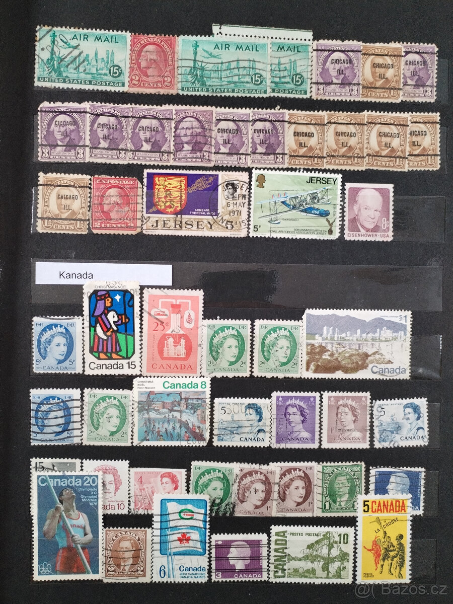 Poštovní známky sbírka 4500 tisíce kusů - 3