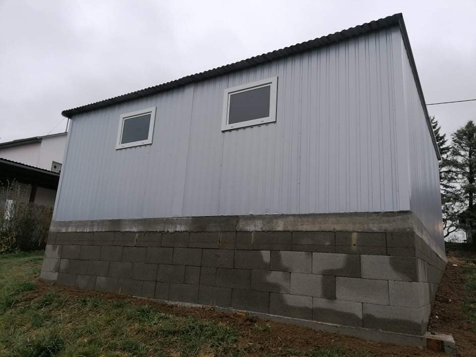 Plechová garáž 5x6m - 3