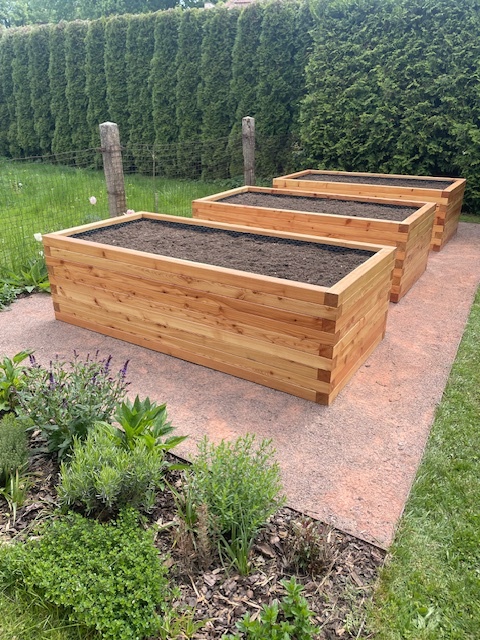 Vyvýšený záhon - poctivý modřínový MASIV - 3