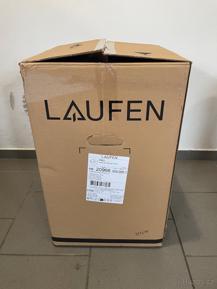 Závěsné WC Laufen 209660000001 skryté uchycení - 3