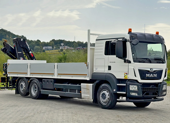 MAN TGS 26.460 6x2 - valník s hydraulickou rukou - 3
