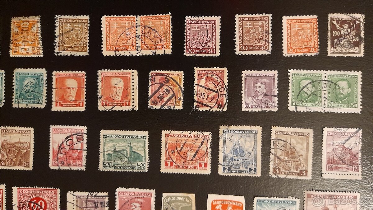 Poštovní známky I.REPUBLIKA + Protektorát č.3 60ks - 3