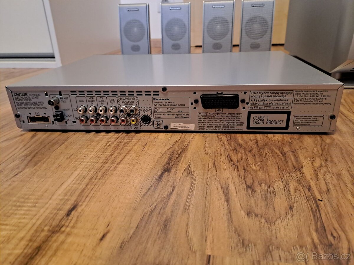 DVD home cinema Panasonic 5+1 - 3