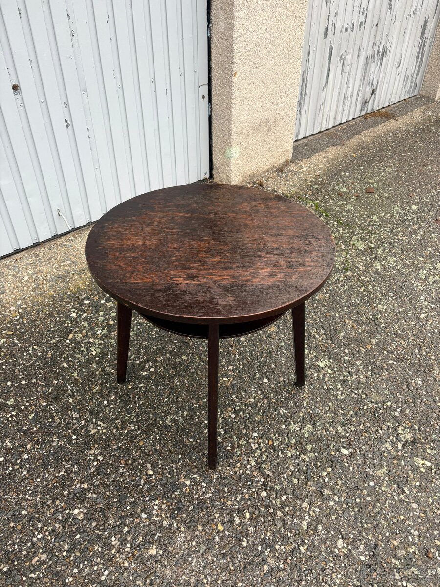 Retro kulatý konferenční stůl - 3