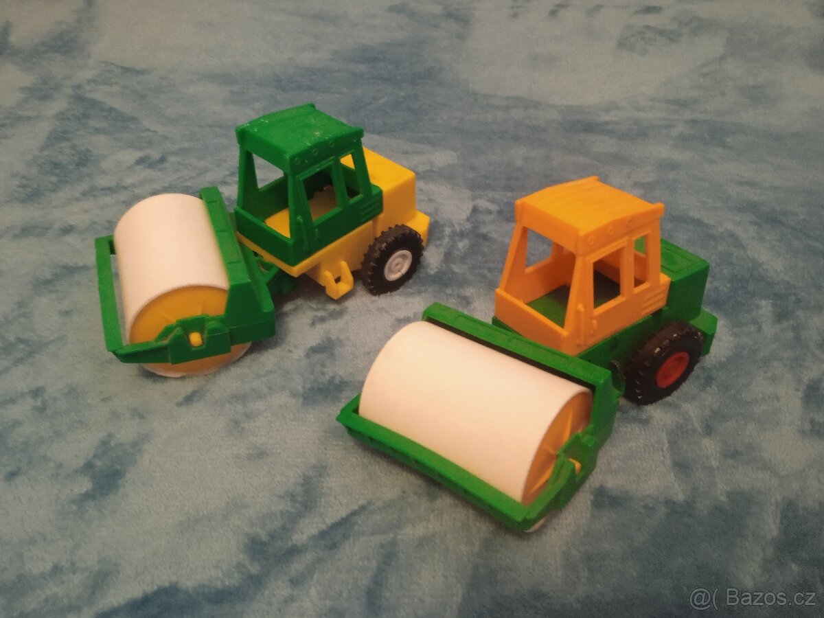 Retro Ites bagr a válec. Lena Karlsruhe jeřáb a žebřík. - 3