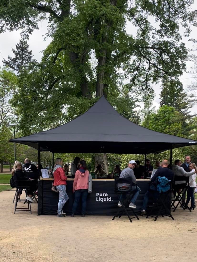 Mobilní nůžkový stan - 3