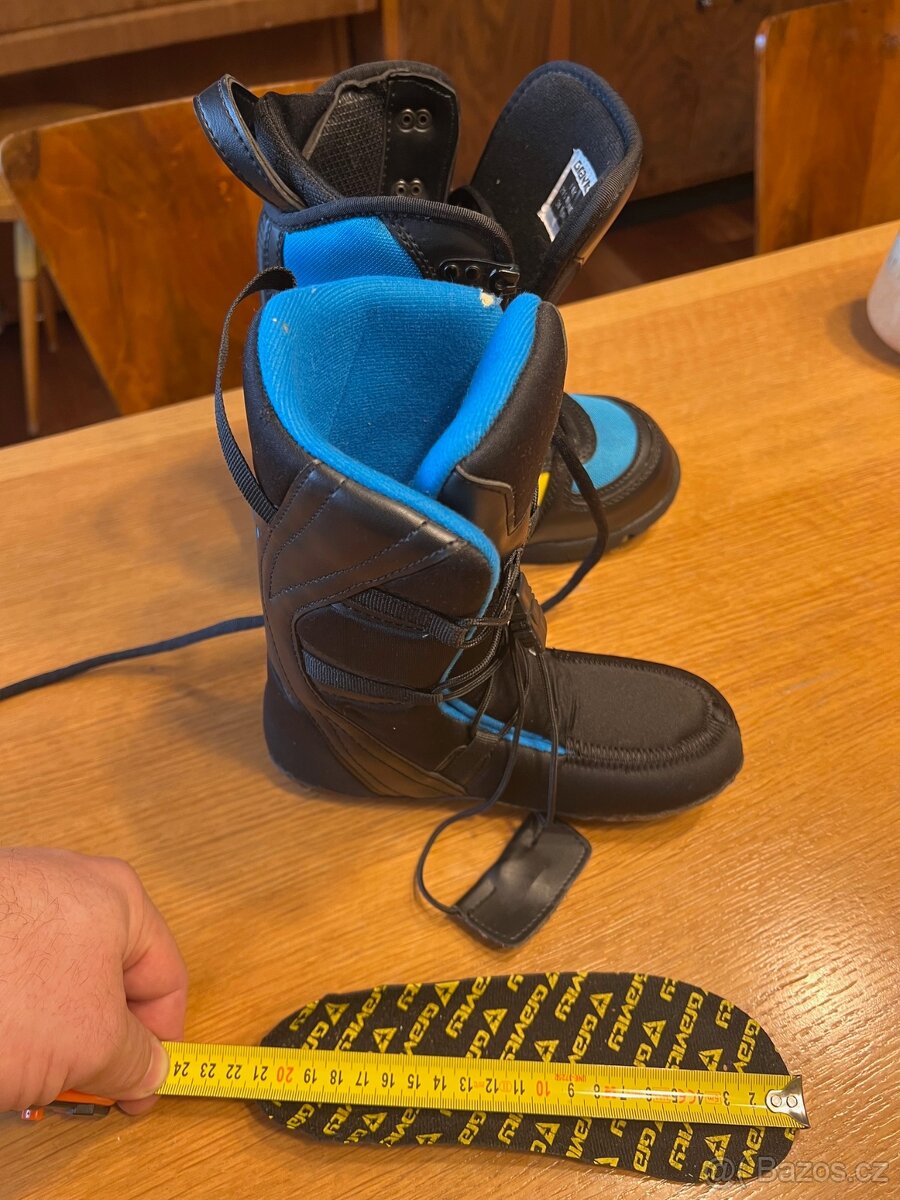 dětské Boty na snowboard Gravity - velikost 34 - 3