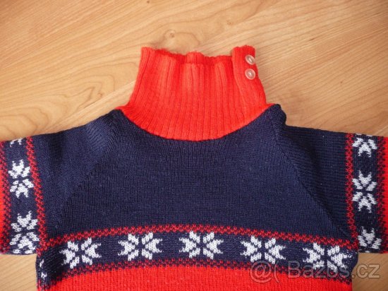 Dětský zimní svetr, vel.98 - 3