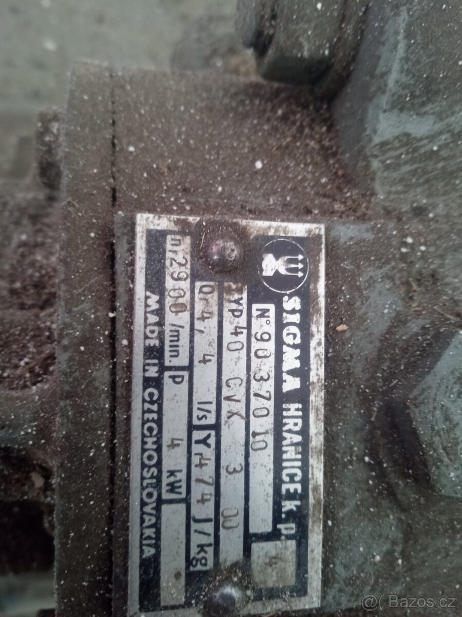 Čerpadlo Sigma s motorem - 3